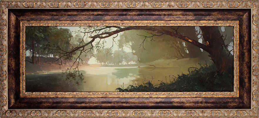 Быков Виктор Александрович. Ветка над озером 